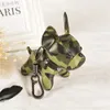 Bouledogue français sac pendentif voiture porte-clés sac à main en cuir sac à dos chien voiture porte-clés Couple cadeau poupée ornement 19 couleurs