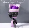 Fiori artificiali San Valentino Confezione regalo Carta Sapone Rosa 15 cm Singolo piccolo bouquet Matrimonio Damigelle d'onore Festa SN5049