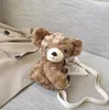 Sac en peluche femme 2020 automne et hiver nouveau dessin animé japonais et coréen mignon fille sac à bandoulière mignon ours jouet sac de messager