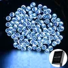 Brand new White 100 LED Solar String Fairy Light Christmas Party Waterproof Holiday Lighting Strings high-quality material Strings