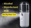 Mini Nano Mist Sprayer Facial Body Nebulizer Steamer Fuktgivande Hudvård Verktyg 30ml Face Spray Skönhetsinstrument Gratis DHL