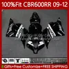 OEM Bodywork For HONDA CBR600 CBR 600 F5 RR CC 2009-2012 Body 69No.118 CBR 600RR 600F5 2009 2010 2011 2012 600CC CBR600RR 09 10 11 12 Injection mold Fairing Repsol black