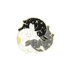 Leuke Ronde Goudvis Vos Emaille Broches Pin Voor Vrouwen Meisje Mode-sieraden Accessoires Metalen Vintage Broches Pins Badge Groothandel Gift