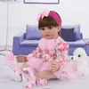 60 см ткань тела Vinyl Reborn Baby кукла игрушки для девушки изысканные принцесса кукла детская игрушка для ребенка на день рождения подарок домик игрушка дома lj201031