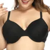 Tunn full kopp plusstorlek behå 34 36 38 40 c d e f g h i j stor bh stor sexig båge underwire push up for women lj200822