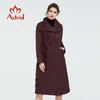 Astrid nouveauté printemps style classique longueur femmes manteau chaud coton veste mode Parka haute qualité Outwear AM-7091 201006