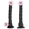 NXY Godes Anal Jouets Super Long Motif En Spirale Simulation Peni 's Gun Machine Dispositif De Masturbation Doux Faux Pénis Amusant Produits De Sexe Pour Adultes 0225