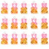 50Pcs Fashion Cute Resin Gummy Bear Pendant Charms for Woman Girls Cartoon Jewelry Findings DIY Wholesale 21x11mm