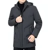 nuova giacca invernale da uomo addensare caldo uomo Parka cappotto con cappuccio in pile giacche da uomo capispalla antivento piumino Parka 201218