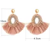 Dangle Lustre Bohe Gland Longues Boucles D'oreilles Déclaration De Préparation En Cristal Pour Les Femmes Baroque 2021 Glamour Mode Bijoux Cadeau De Noël