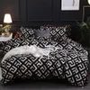 Modern Geometric California King Bedding Sets Sanding Duvet Cover Set Fronha 51 * 90 Duvet Covers 229 * 260 3pcs Bed Set Y200111