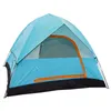 XC étanche Camping randonnée pêche tente séparée double couche voyage 4 saisons Anti UV plage pour 3-4 personnes famille 220104