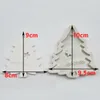 Silicone Bakeware Molds for Diy Snowflake Christmas Tree Hanging Baking Tool Kids Keychain Perfume Car Pendant Cake Decoration Wholesale