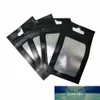 7.5x12cm Wissen Venster Aluminium Foilpackage Tassen Elektronische Accessoires Opslag Pouch Sieraden Mylar Foil Bag Hang Hole