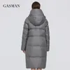 Gasman dames winterjas voor dames jas lang warm down parka capucheed outseares oversize vrouwelijk modemerk puffer jassen 009 201210