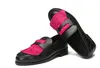 New Style Fahrschuh Echtleder Freizeitschuhe High Top Herrenschuhe handgemachte Slip on Black Loafers