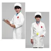 Dzieci lekarze mundur dla dzieci biały szpital Cosplay Cosplay for Halloween rekwizytów dzieci lekarze płaszcz lj201214