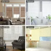 Modern Blackout Curtains Harvard Manual Zebra Roller Blinds with Hood Home Decoration Suitable for Living Room Bedroom335I