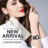 smart watch da donna ultima moda orologio in metallo frequenza cardiaca monitor della pressione arteriosa smartwatch per ios orologi intelligenti Android