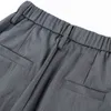 Женщины твердые простые высокие талии прямые повседневные брюки плюс размер 5xL уличная одежда дамы свободный костюм брюки карманные полнометражные подростки Y220307