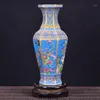 Antico vaso di porcellana cinese reale vaso di fiori decorativi per la decorazione di nozze vaso regalo di Natale in porcellana di Jingdezhen1