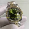 13 Color Unisex With Original Box Women Watch Mens Ladies 36mm SS 18k Yellow Gold 126233 Green Roman Diamond 126234 126233 126231 217D