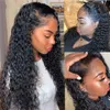 Wave Deep Burly Hush Hair Brepluck 134 Lace Front Hair Hair Wigs with Baby Hair Deep Wave Closure Wig3442416