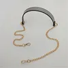 Goud zilver metalen dikke ketting riem voor beroemde handtas diy riem obag riem accessoires hardware hoge kwaliteit