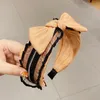 Nouveau tissu fait à la main arc bande maman nouvelle coréenne perle épingle à cheveux filles tissu dentelle bandeau à la main perlé épingle à cheveux coiffure presse en gros