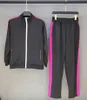 Uomo due 2 pezzi set tute da jogging palme tuta invernale cappotti a maniche lunghe pantaloni pantaloni angeli felpe giacca pullover Spor9651508