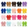 6 tum flickor barn grosgrain band stor bowknot hårklipp barnklipp stor butik cheer bow barn barrettes hårnålar hårtillbehör yl672