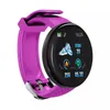 D18 Smart Bractelet Fitness Tracker Smart Watch Watch Reving Brintband IP65 Водонепроницаемая частота сердца с розничной коробкой для телефона Android iOS