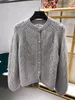 Nuevas mujeres Mohair Sweet Soft Cardigan Sweater Single Breasted Hollow Out Pull Top LJ201113