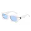 Trendy Small Frame Rectangle Arrow Sunglasses For Women Fashion Sqaure Sun Glasses Men Personality Transparent Shades Eyewears1218234L