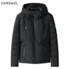 Hommes coupe-vent chapeau Parkas veste hiver marque décontracté chaud épais imperméable manteau automne vêtements d'extérieur 220105