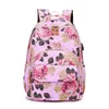 OKKID Enfants Rose Fleur Sac à dos Sacs d'école floraux pour adolescentes Sac de livre Sacs à dos mignons pour enfants Sac à dos scolaire LJ201225