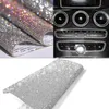 Bling strass cristal adesivo decoração decalque folha diy dupla face auto-adesivo carro tablet decoração 24*40cm proteção accessor