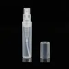 5 ml przezroczyste plastikowe butelki perfum wysokiej jakości atomizer pusty mini refilowalny spiralny spiral pompy pojemnik