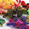 10 вариантов / упаковка китайские двойные бабочки закрытие кнопки узел крепеж cheongsam тан костюм традиционные швейные аксессуары для ручной работы