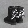 Uggit Boots Projektant mody kobiety zimowe buty śniegu Top klasyczny krótki kolano kolan Bow Bailey Fashion Bott