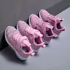 ULKNN Ragazze scarpe sportive autunno nuovi bambini doppia rete traspirante grandi bambini studenti rosa scarpe per bambini selvaggi casual 26-37 201130