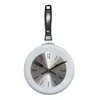 Wall Clocks Clock Metal Frying Pan Design 8 Inch Kitchen Decoration Novelty Art Watch