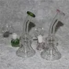 Cam Su Boruları Bongs Pyrex Nargile Glas Kase veya Kuvars Banger ile 14mm Ortak Beher Bong Oil Kulesi