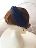 Дизайнерские бархатные головные повязки Headwraps для женщин качество моды зима тепло