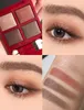 Top Quality 4 cores Sombra de olho de maquiagem de sombra com paleta pincel shimmer palettes pêssego amargo cosmético