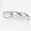 Cluster Rings Zinc Alloy Fashion Man Jewelry High Quality Button Retro Peace Sign Ring Ins Luxury Hip Hop Accessories