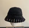 Vendita calda-2021 Cappello Nuovo cappello da pescatore moda bordo cucito a mano cappello di peluche autunno e inverno quotidiano berretto a tesa piccola da donna