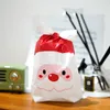 Сумка Santa Claus DrawString Снежинка Crisp Nougat Bundle Roor Candy Biscuit Подарочная упаковка Сумка 50 шт. / Лот T3I51467