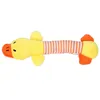 Bonito cão brinquedo animal de estimação puppy plush teether som mastigo squaker squeaky porco elefante pato brinquedos adorável animal de estimação brinquedos