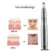 Stylo Derma sans fil à lumière LED 7 couleurs Ultima Dermapen Auto Microneelde Kit Dr Pen pour anti-acné, cicatrice, réduit l'étirement pour BB Cream Glow Treat